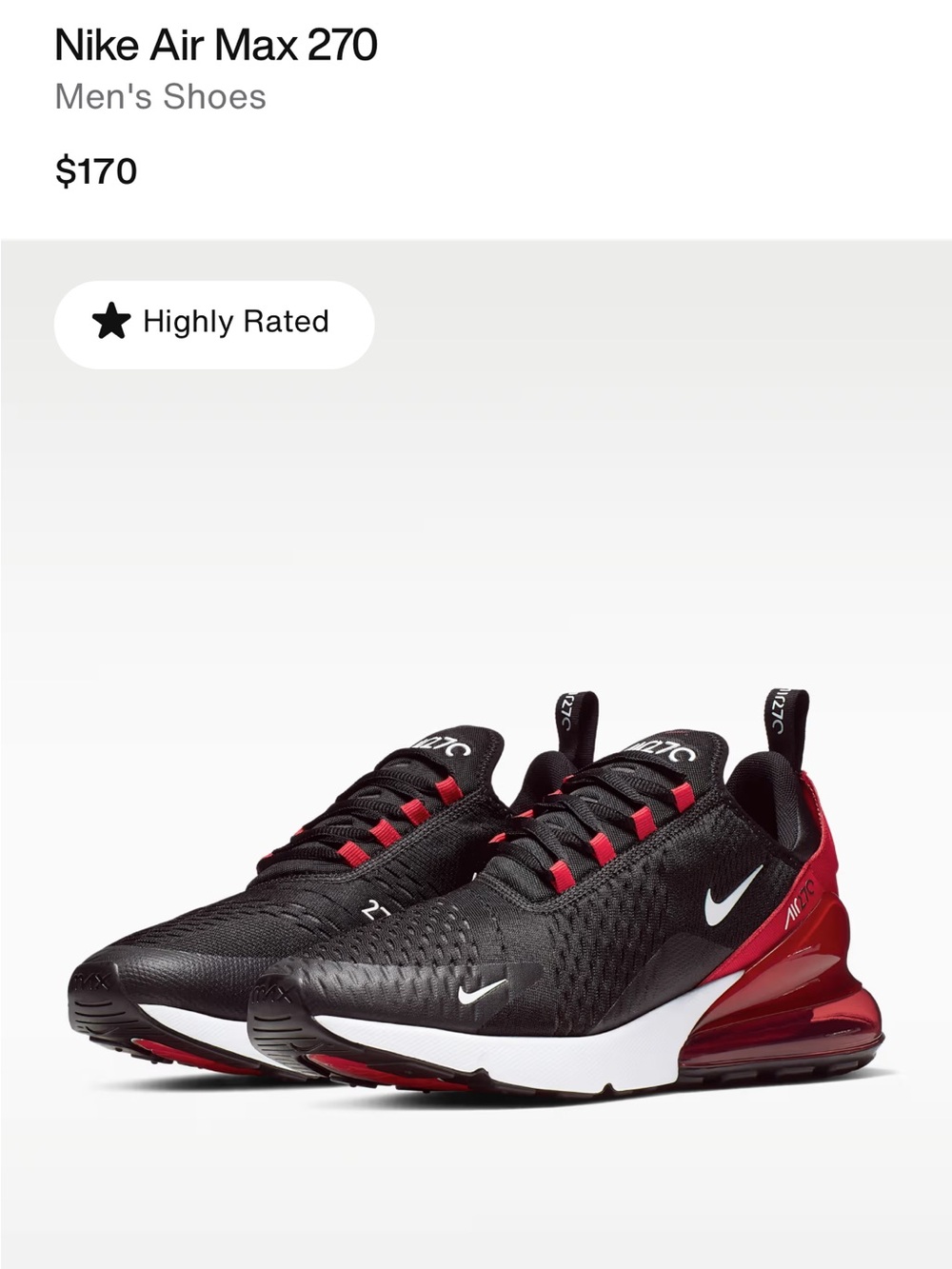 Subcategory selection